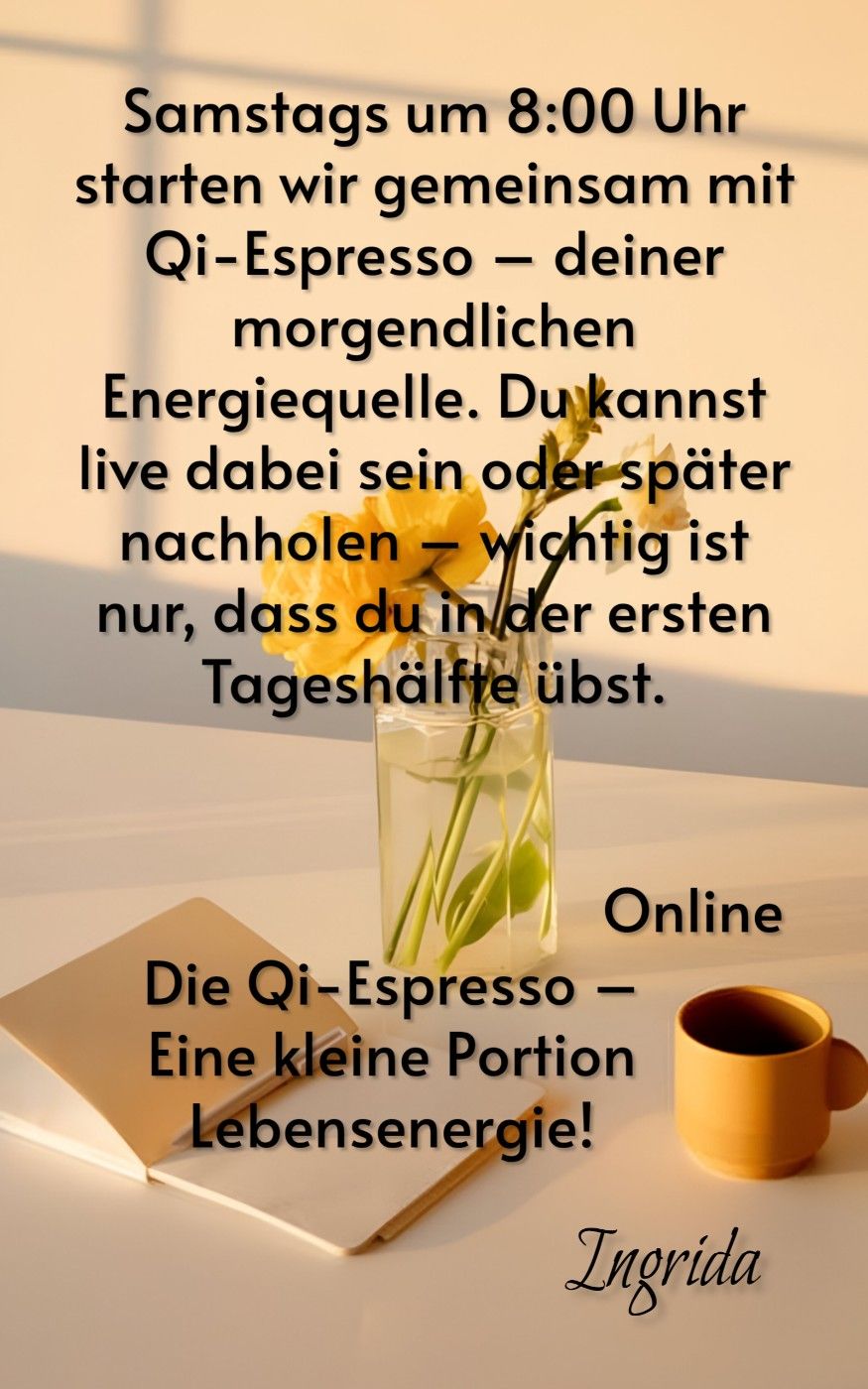 Event image for Die Qi-Espresso – deine tägliche Portion Lebensenergie ❤️☕